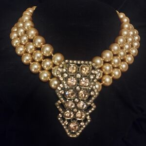 Heidi Daus Champagne Pearls Necklace